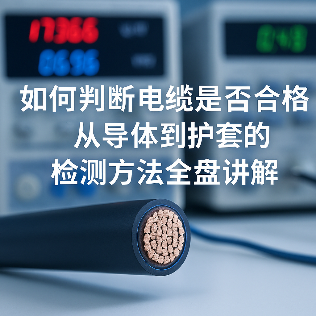 怎样判断电缆是否及格？？？？？？从导体到护套的检测要领通盘解说