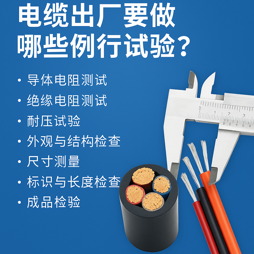电缆出厂要做哪些例行试验？？？？？？一文讲清最要害的7项检测
