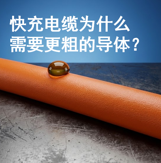 快充电缆为什么需要更粗的导体？？？？揭秘新能源汽车充电的“热”知识